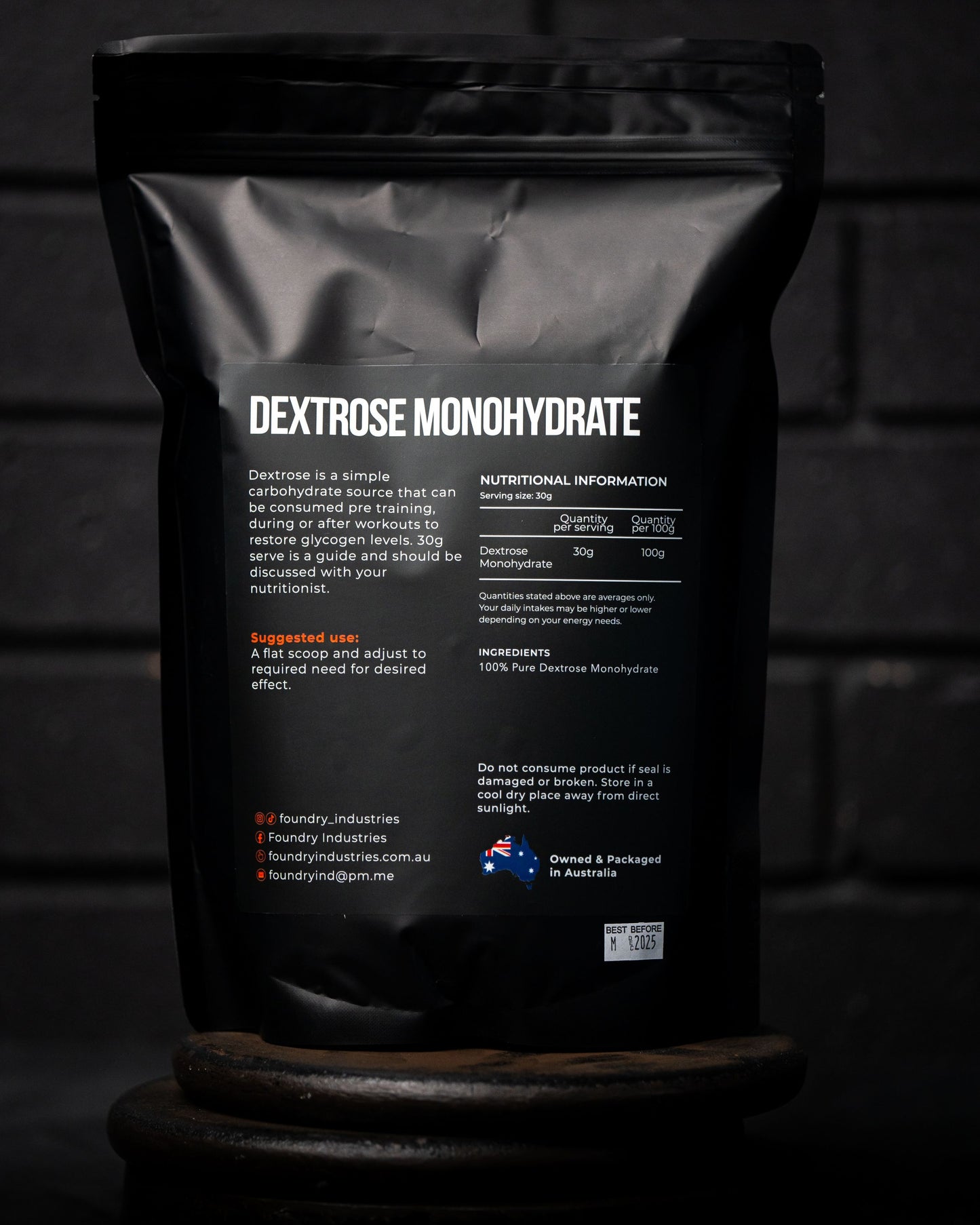 Foundry Dextrose Monohydrate - 1.5kg