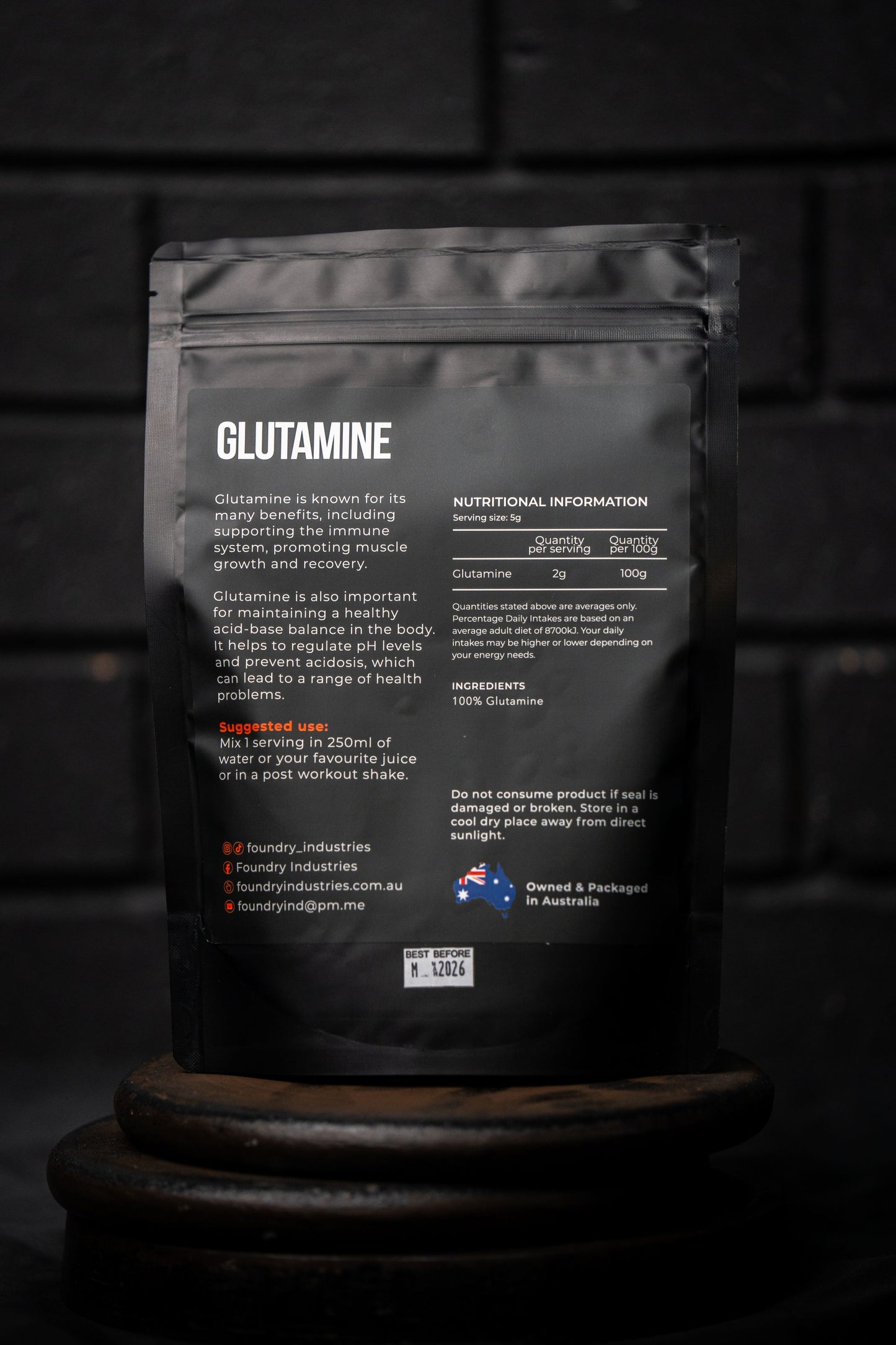 Foundry Glutamine