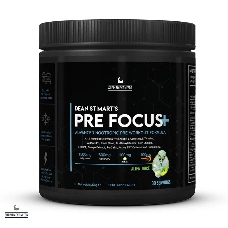 Supplement Needs PRE Focus+ - (30 Servings)